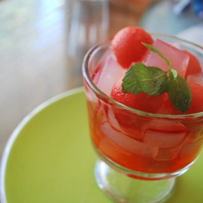 Rose Watermelon-Lychee Jello&nbsp;Parfait