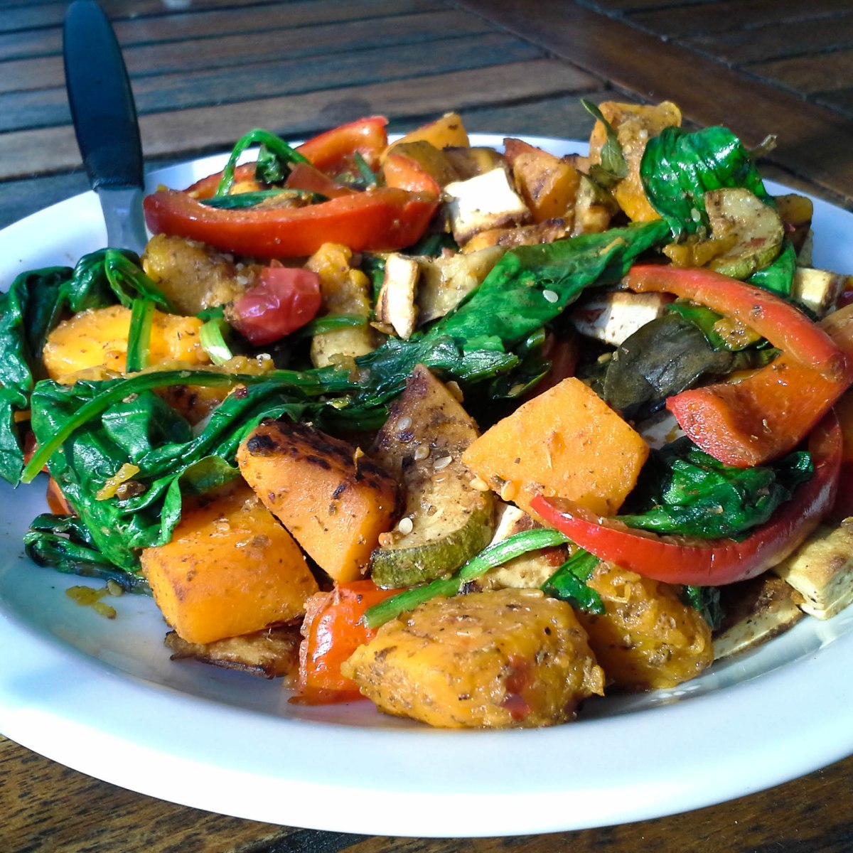 Sautéed Za’atar Veggies with Soy “Sangria”