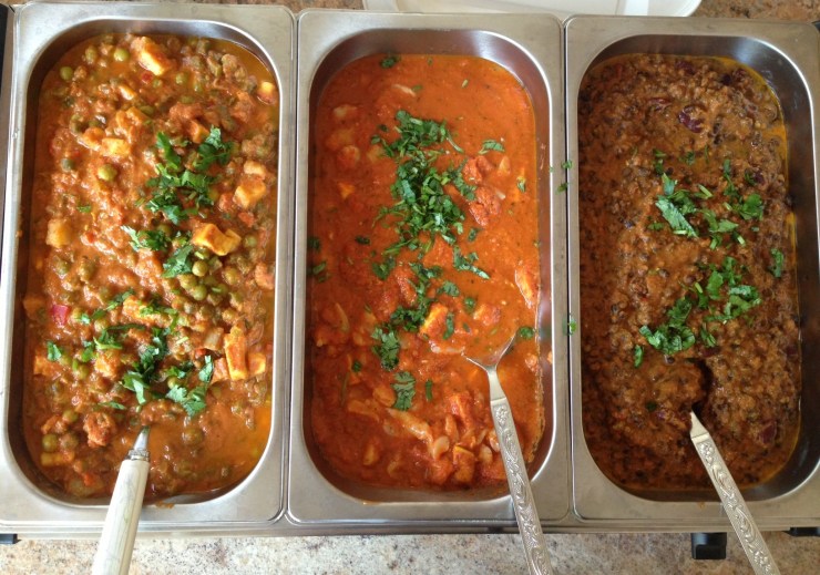 Our menu had Navratan Korma, Lychee Paneer, and Dal Makhani!