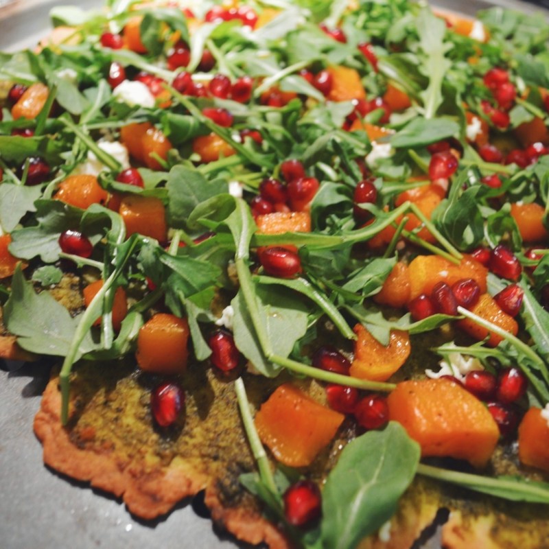 Caramelized Butternut Arugula&nbsp;Pizza