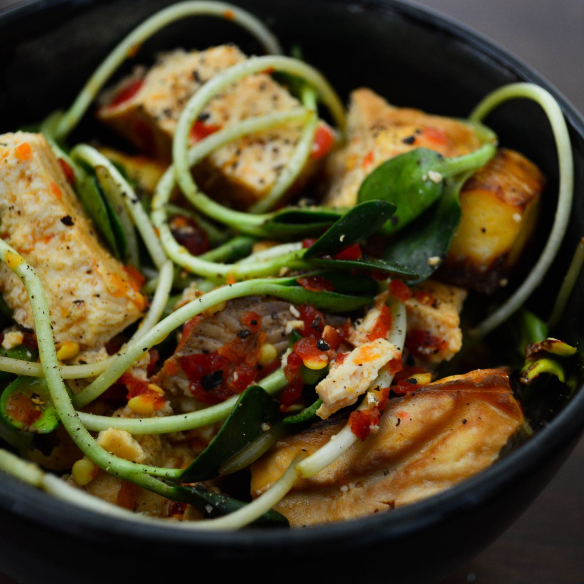 Sunflower Soba with Chili Baked&nbsp;Tofu