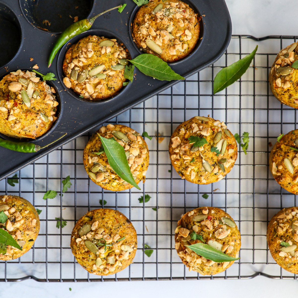 Spiced Handvo Cornbread