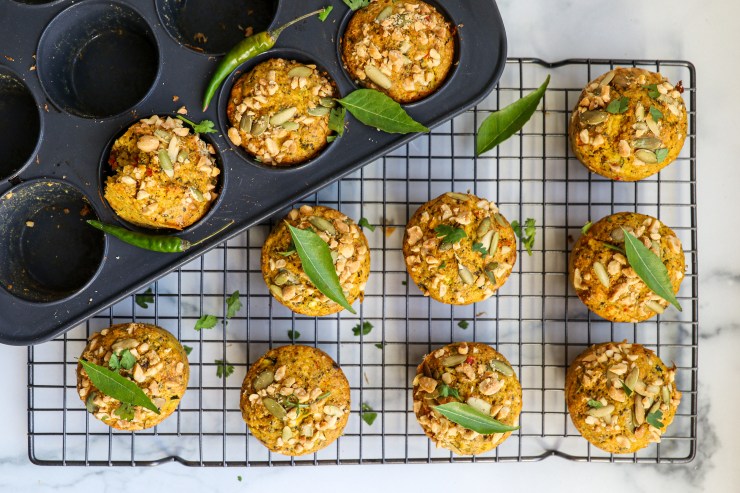 Spiced Handvo Cornbread